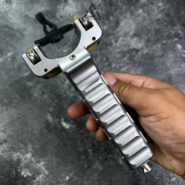 GS272 Semi-auto V5 Slingshot with Double Magazine 22 Shots CNC Aluminum Alloy